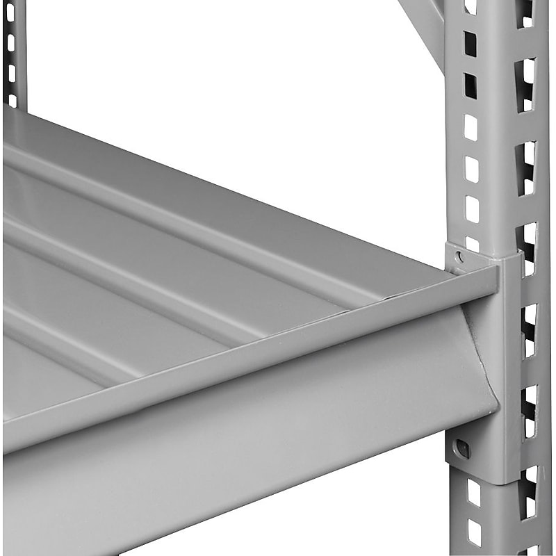 Tennsco Corrugated Steel Decking Shelf, Supports 2,750 lb., Medium Grey, 72"W x 48" (DTNN-BSD-7248) image 1