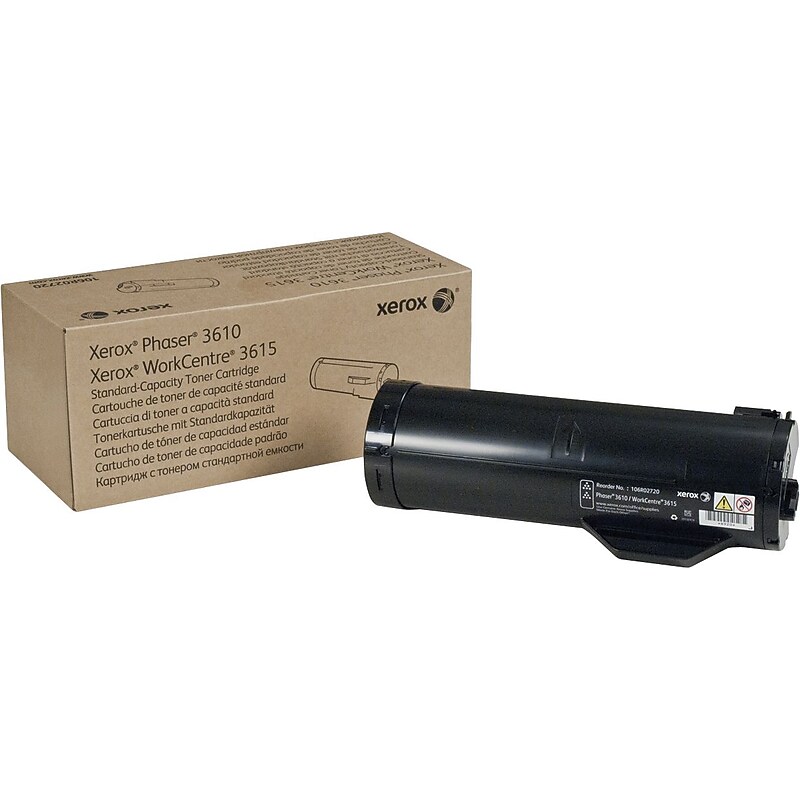 Xerox 106R02720 Black Standard Yield Toner   Cartridge image 1