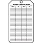 Accuform 5 3/4" x 3 1/4" PF-Cardstock Fire Inspection Tag "FIRE..", Red/Black On White, 25/Pack (MGT208CTP)~#|#~s0784679_sc7