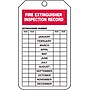 Accuform 5 3/4" x 3 1/4" PF-Cardstock Fire Inspection Tag "TO FIRE..", Red On White, 25/Pack (TRS218CTP)~#|#~s0784778_sc7
