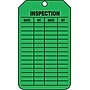 Accuform 5 3/4" x 3 1/4" RP-Plastic Safety Tags "ATTENTION..", Black On Green, 25/Pack (TRS328PTP)~#|#~s0784790_sc7