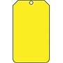 Accuform 5 3/4" x 3 1/4" PF-Cardstock Scaffold Tags "CAUTION THI..", Black On Yellow, 25/Pack (TSS102CTP)~#|#~s0784798_sc7