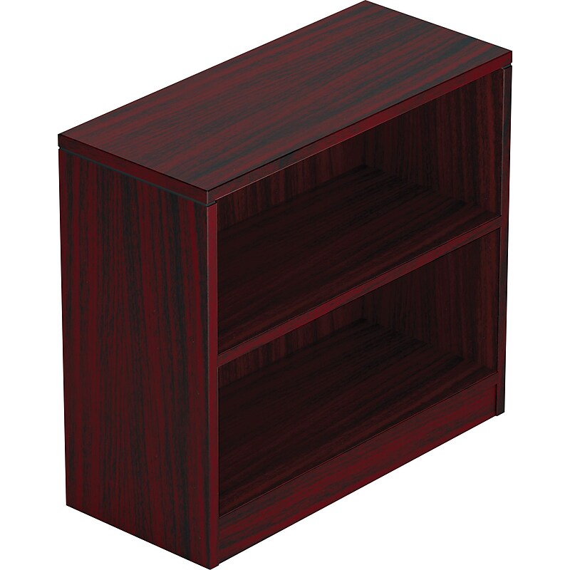 Offices To Go Superior Laminate 30" 1 Shelf Bookcase, American Mahogany, 32Wx14Dx30H image 1