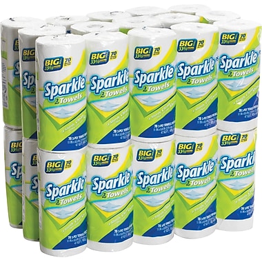 Sparkle ps®, 2-Ply, Premium Paper Towels, 30 Rolls/Case, 70 Sheets/Roll, White (2717201)