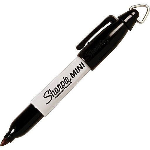 Sharpie Mini Permanent Marker, Fine Tip, Black Ink, 72/Pack (35124) at
