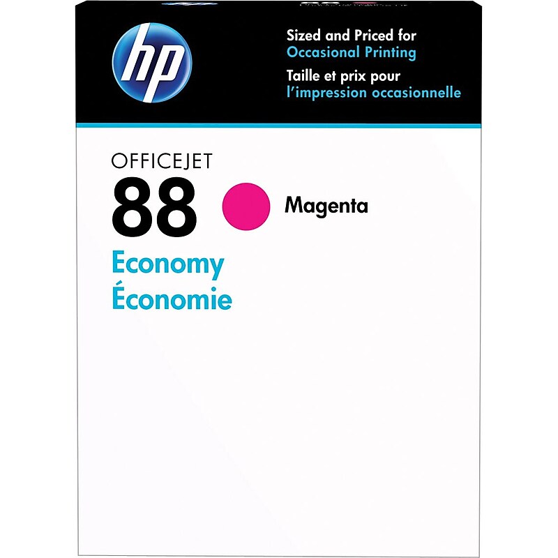 HP 88 Magenta Economy Ink Cartridge (D8J38AN), Prints up to 950 Pages image 1