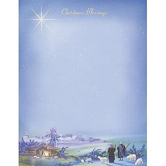 Great Papers Holiday Stationery Wonderous Light, 80/Count (2011365)