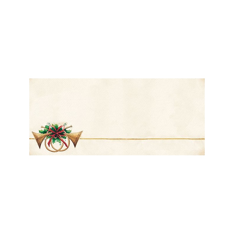 Great Papers Holiday Card Envelopes Antique Horns, 40/Pack (2014087) image 1