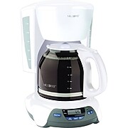 Mr. Coffee 12-Cup Programmable Coffeemaker, White