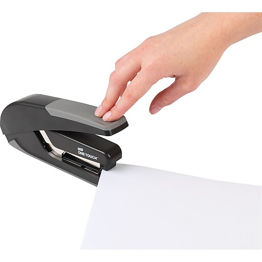 Staples Plus Desktop Flat Stack Full Strip Stapler, 30Sheet