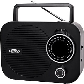Jensen MCR-250 Portable AM/FM Radio Cassette Recorder/Player