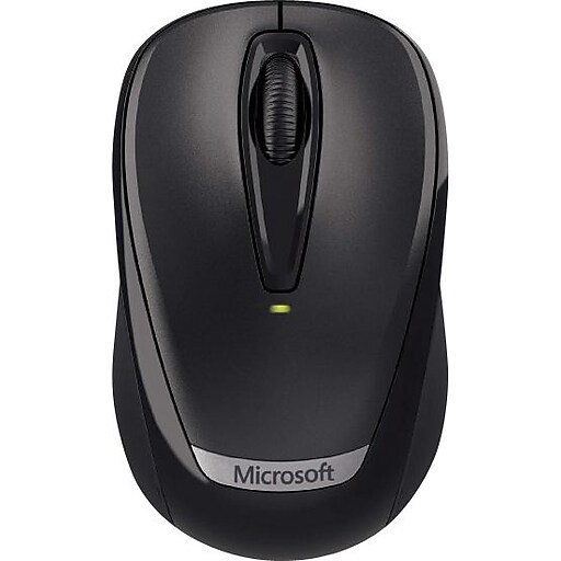 Microsoft Wireless Mobile Mouse 3000, USB Wireless Mouse, Black (2EF00002) at Staples