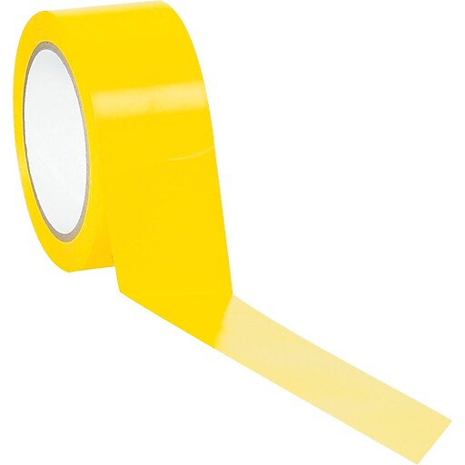 Shop Staples for Tape Logic™ 2" x 36 yds. Solid Vinyl Safety Tape, Yellow, 3/Pack