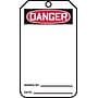 Accuform 5 3/4" x 3 1/4" Cardstock Blank Front Safety Tags "DANGER..", Red/Black On White, 25/Pack (MDT185CTP)~#|#~s0791916_sc7