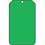 Accuform 5 3/4" x 3 1/4" PF-Cardstock Scaffold Status Tags "OK THIS..", Black On Green, 25/Pack (TSS103CTP)~#|#~s0791945_sc7