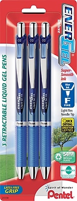 Pentel EnerGel RTX Gelschreiber 0,7 Mm – Farbwechsel-Set Sepia, Braun, Burgunder, Schnell Trocknend, Für Linkshänder