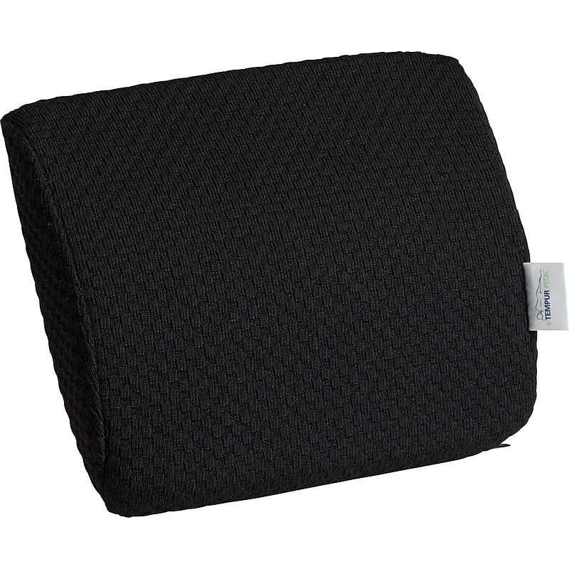 Tempur-pedic® Travel Lumbar Cushion with Fabric Cover, Black image 1