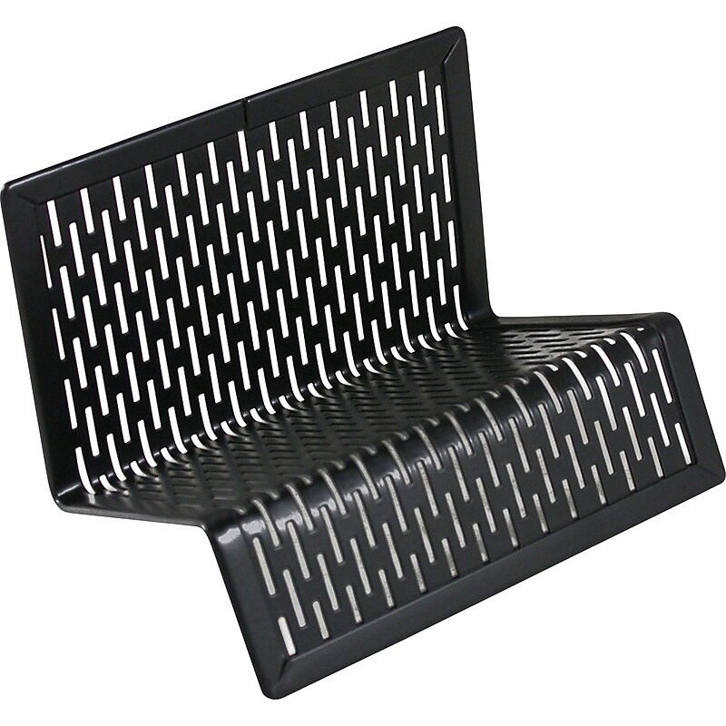 Artistic Urban Collection Punched Metal Business Card Holder,  Black,  2” x 3 ½”,  50 Card Capacity (ART20001) image 1