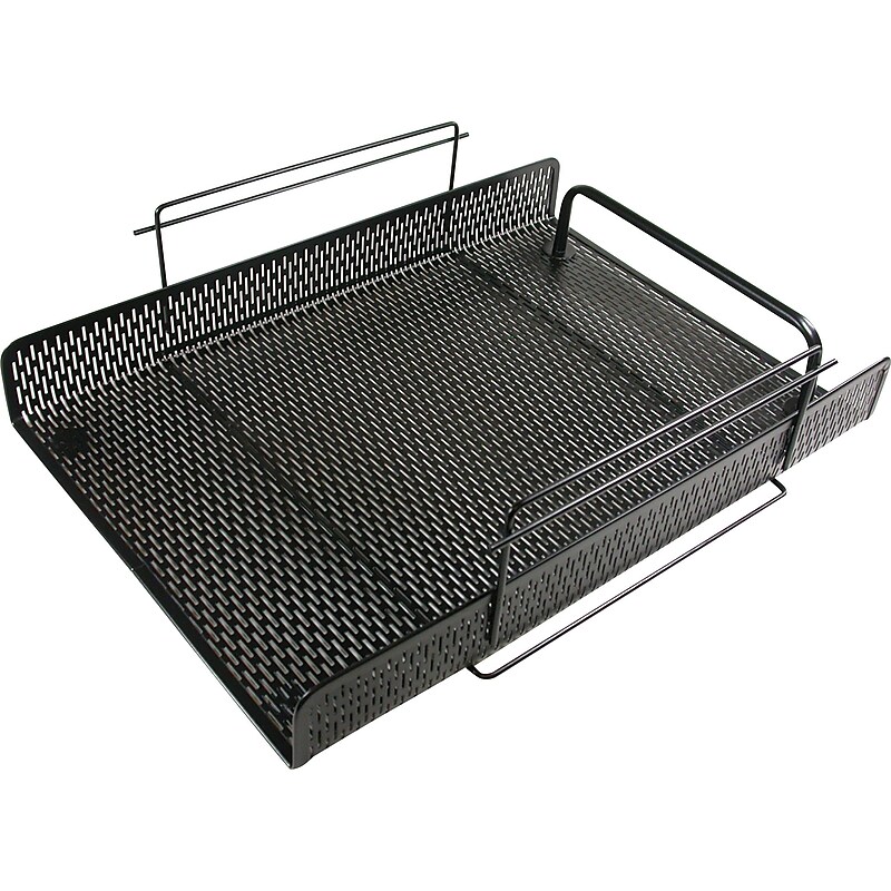 Artistic Urban Collection Punched Metal Letter Tray, Black, 8 1/2" x 11" (ART-20002) image 1