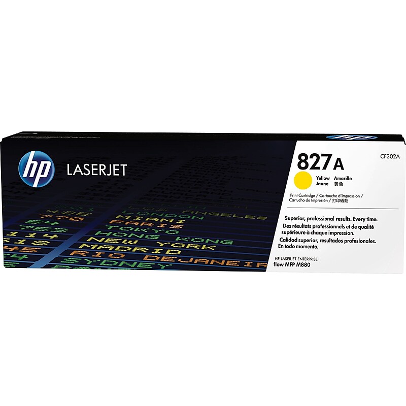 HP 827A Yellow Standard Yield Toner Cartridge (CF302A) image 1