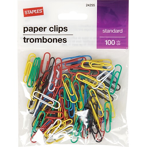 Staples® 1 Paperclip 100 PK at Staples