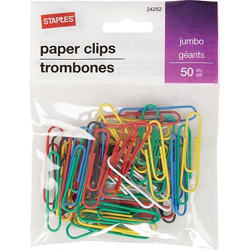 Staples® Jumbo Paperclip 50 PK Core at Staples