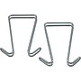 Alera® Double Sided Partition Garment Hook, Silver, Steel, 2/Pk~#|#~s0798267_sc7