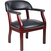 Boss Wood/Veneer Accent Chair, Black (B9540-BK)