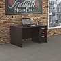 Bush Business Furniture Westfield 48W Desk with Pre-Assembled 3Dwr Mobile Pedestal, Mocha Cherry~#|#~s0801641_sc7