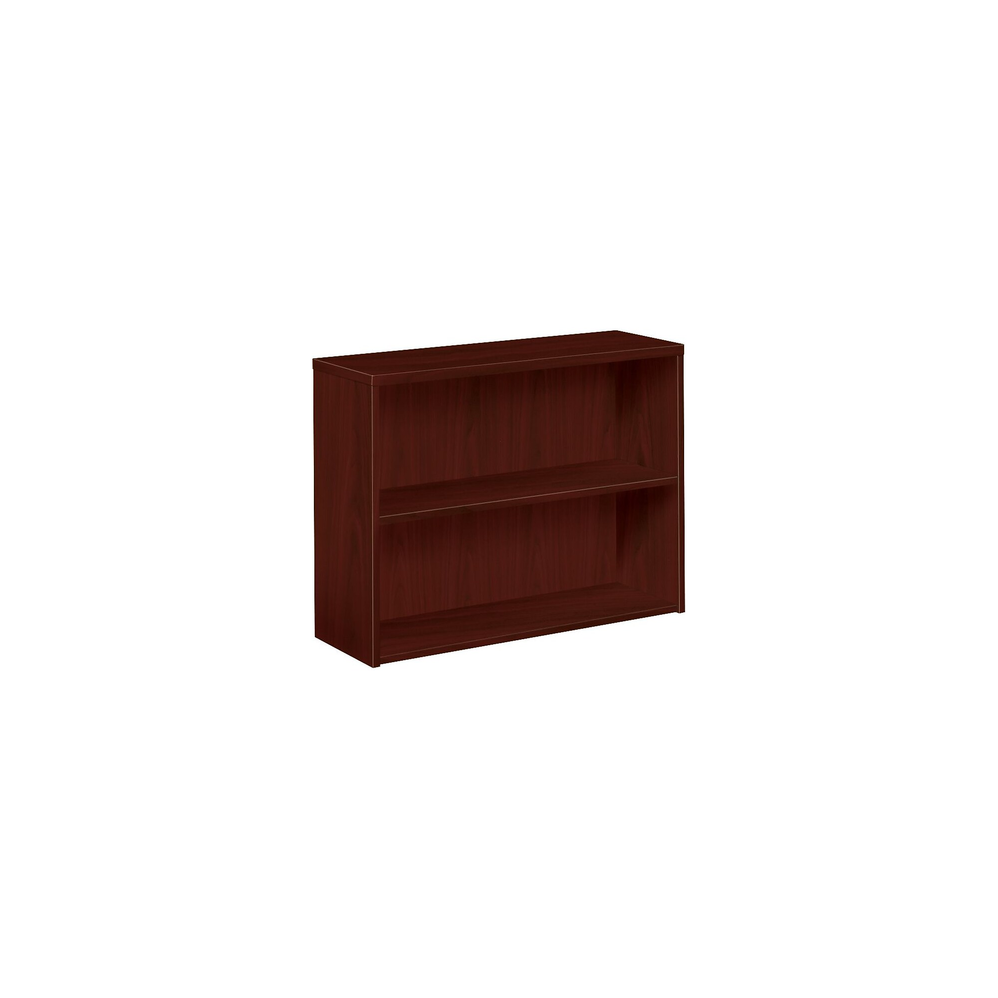 HON 10500 Series 2-Shelf Bookcase, 29 5/8″H x 36″W x 13 1/8″D, Mahogany (H105532NN) Sansujyuku sansujyuku.com