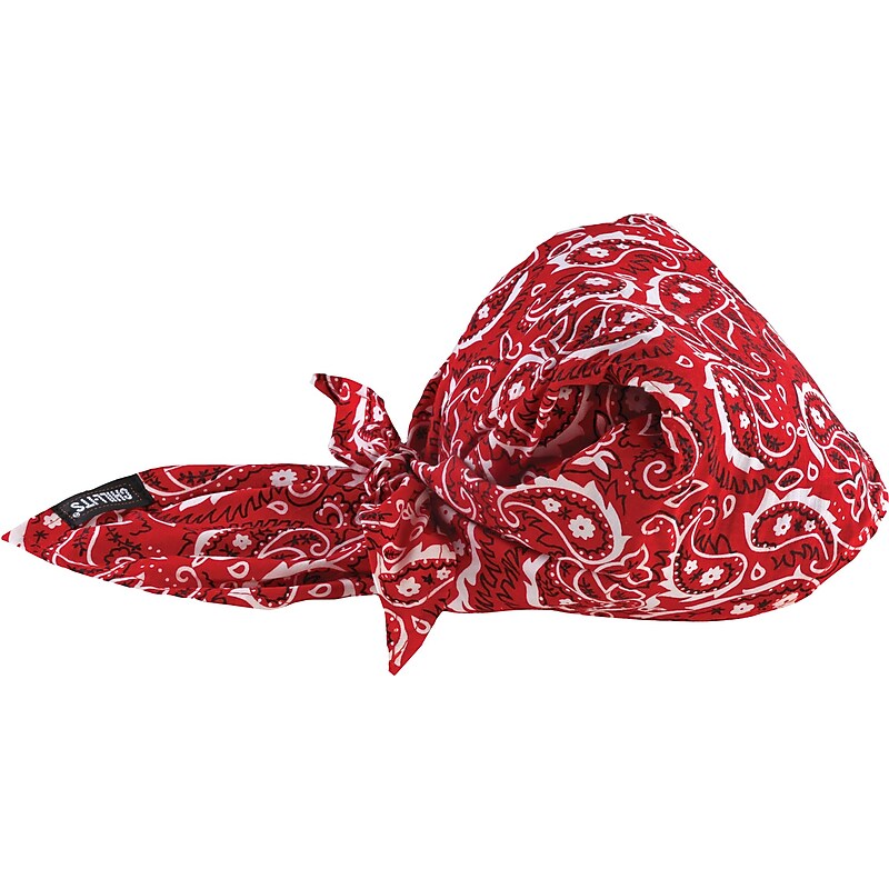 Chill-Its 6710 Evaporative Cooling Towel, Red Western, One Size, 6/Carton (12583) image 1