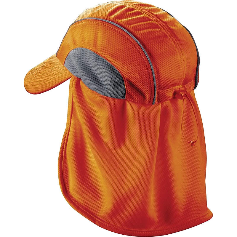 Chill-Its High-Performance Cooling High Visibility Sun Hat, Orange, One Size (12521) image 1