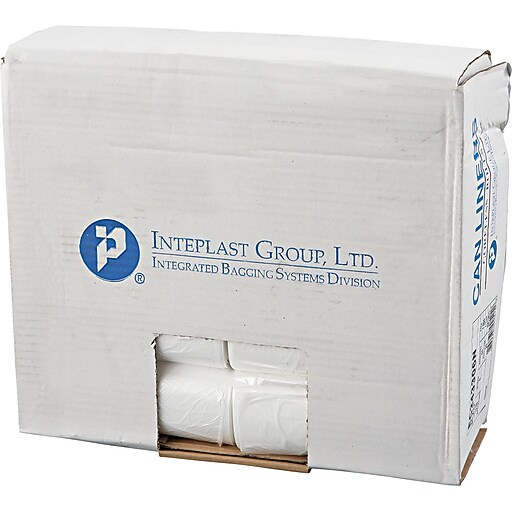 Commercial Can Liners, Perforated Roll, 16gal, 24 x 33, Natural, 1000