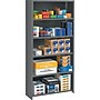 Tennsco® Closed Commercial Steel Shelving, 6-Shelf, Medium Gray, 75Hx36Wx12"D~#|#~s0803872_sc7