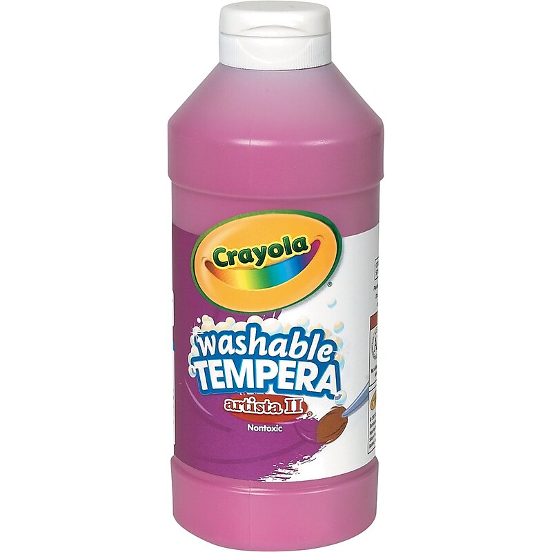 Crayola® Artista II® Washable Tempera Paint, Magenta, 16 oz. image 1