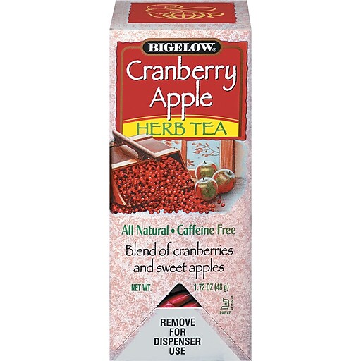 Shop Staples for Cranberry Apple Herbal Tea, 28/Box