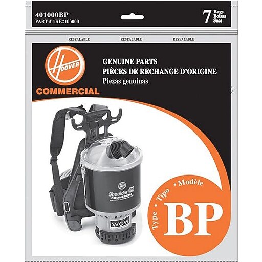 Hoover® Vacuum Replacement Bags, Type "BP" Disposable Bags Hoover