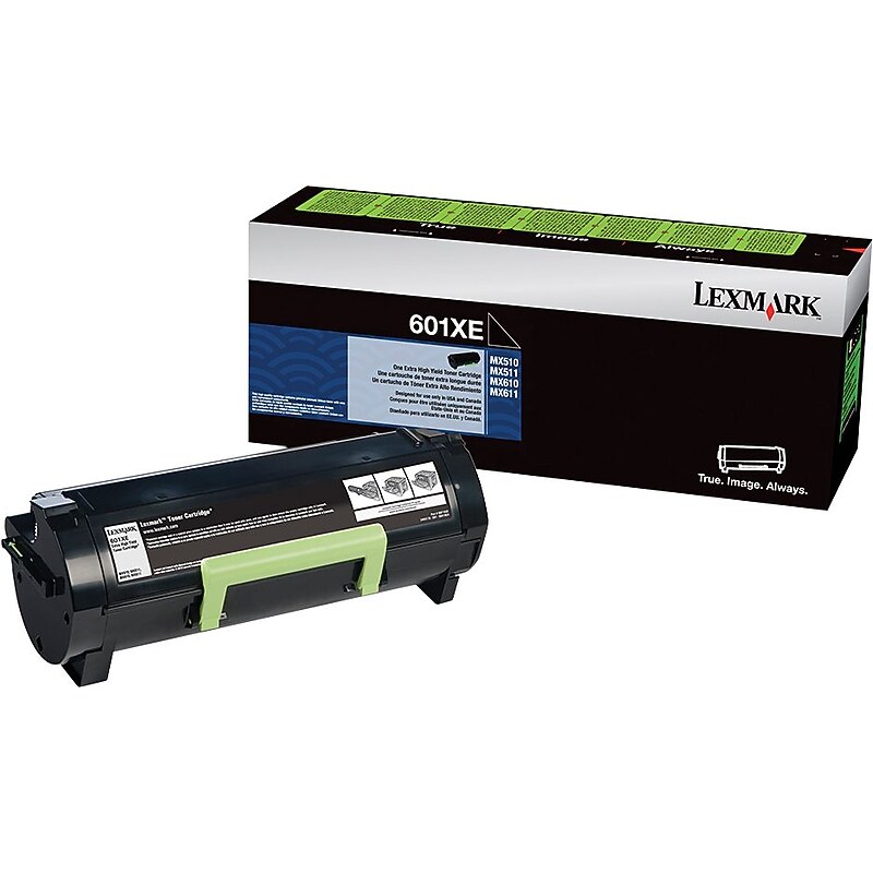 Lexmark Black Extra High Yield Toner Cartridge, Prints Up to 20,000 Pages (60F1X0E) image 1