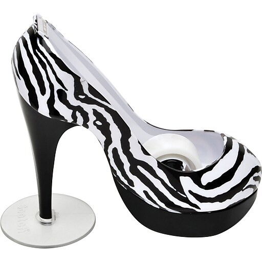 Scotch® Zebra High Heel Shoe Designer Desktop Dispenser