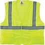 Ergodyne GloWear 8220HL High Visibility Sleeveless Safety Vest, ANSI Class R2, Lime Yellow, Large (21145)~#|#~s0806412_sc7
