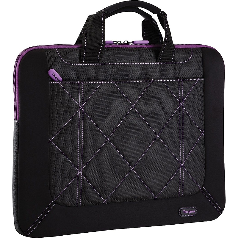 Targus 16" Pulse Slipcase, Black/Purple image 1