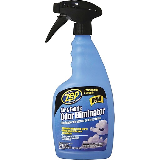 Zep Commercial Air & Fabric Odor Eliminator, Sky Blue Scent, 32oz
