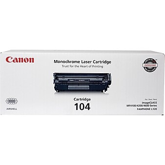 Canon 104 Black Standard Yield Toner Cartridge (0263B001)