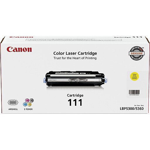Canon 111 Yellow Toner Cartridge (1657B001) at Staples