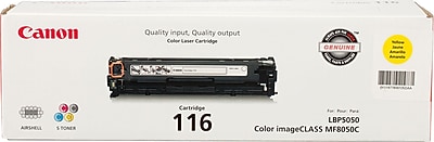 Canon 116 Yellow Standard Yield Toner Cartridge (1977B001AA) Sansujyuku sansujyuku.com