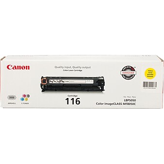 Canon 116 Yellow Standard Yield Toner Cartridge (1977B001AA)