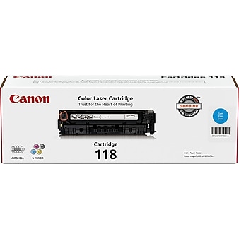 Canon 118 Cyan Standard Yield Toner Cartridge (2661B001AA)