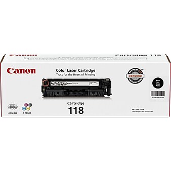 Canon 118 Black Standard Yield Toner Cartridge (2662B001AA)