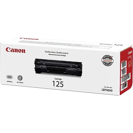 Canon 125 Black Standard Yield Toner Cartridge (3484B001) | Staples