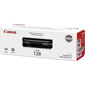 Canon 128 Black Standard Yield Toner Cartridge (3500B001AA)